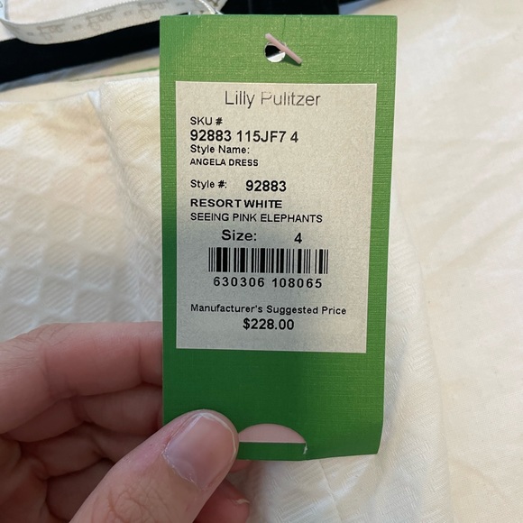 Lilly Pulitzer Angels Dress Resort White - Picture 3 of 5